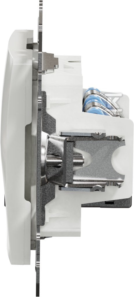 Gniazdo komputerowe 2xRJ45 kat.6 STP, biały SEDNA DESIGN