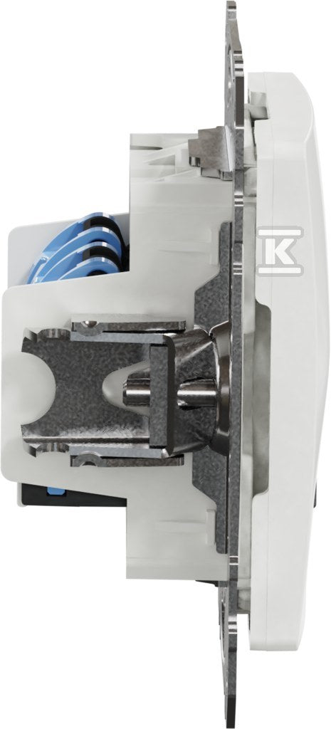 Gniazdo komputerowe 2xRJ45 kat.6 UTP, biały SEDNA DESIGN