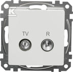 Gniazdo R/TV przelotowe (10dB), biały SEDNA DESIGN