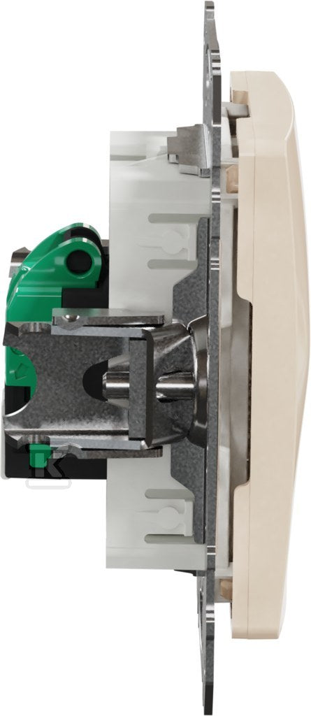 Gniazdo komputerowe RJ45 kat.5e UTP, beż SEDNA DESIGN