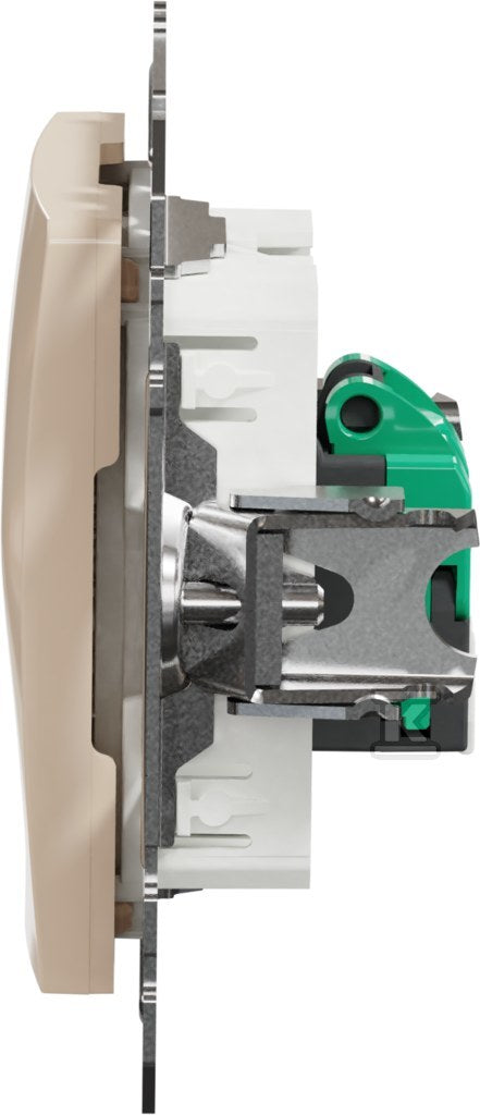 Gniazdo komputerowe RJ45 kat.5e UTP, beż SEDNA DESIGN
