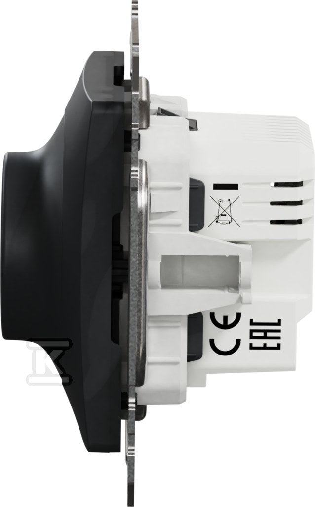 Ściemniacz LED obrotowy RC/RL, czarny antracyt SEDNA DESIGN