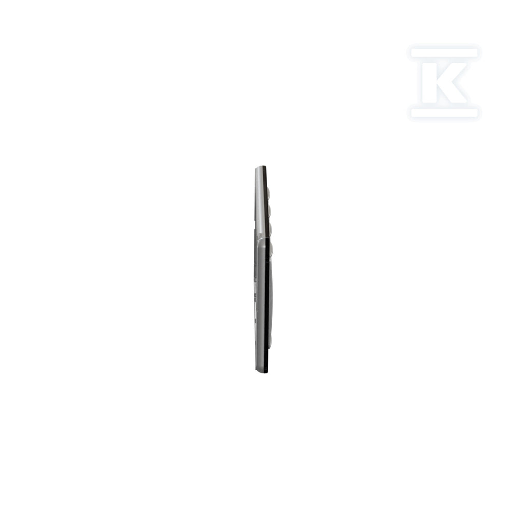 Ramka 4-krotna, imitacja szkło czarne SEDNA ELEMENTS