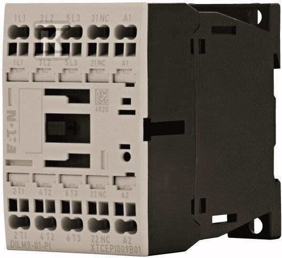 Stycznik mocy DILM,4kW/400V,sterowanie 230VAC, 1NC DILM9-01(230V50HZ,240V60HZ)-PI