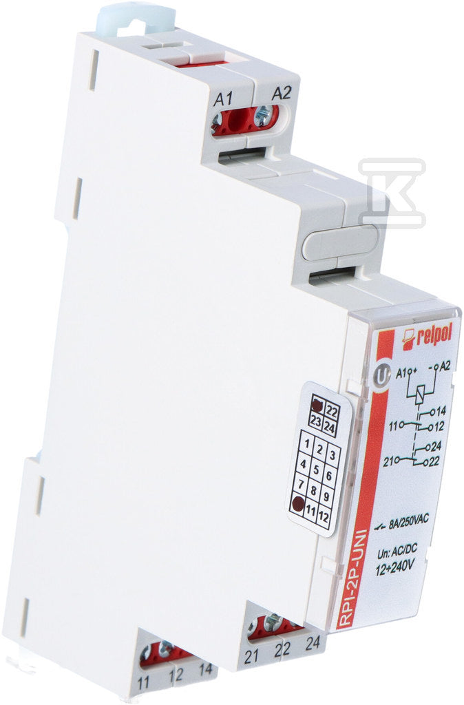 Przekaźnik instalacyjny RPI-2P-UNI