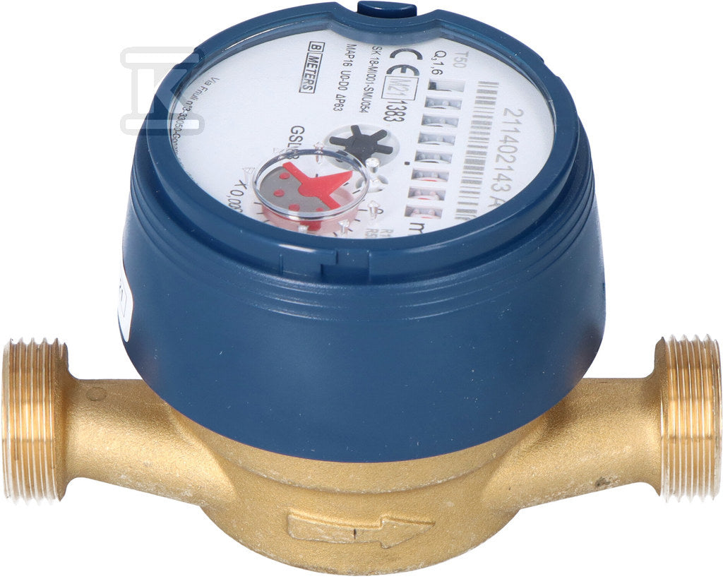 Wodomierz jednostrumieniowy suchobieżny antymagnetyczny, typu GSD8-I,Tmax:50°C,L=110mm GSD8-I 1/2'' AF Q3-1,6 m3/h DN 15 MID R100/R50 AM