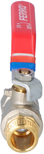 Kurek kulowy nakrętno-wkrętny z dźwignią, 1/2", F-Comfort
