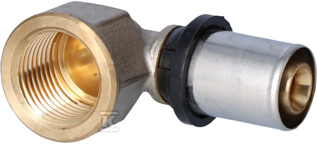 Kolano podłączeniowe PURMO CLEVERFIT z gwintem wewnetrznym 16x1/2" GW