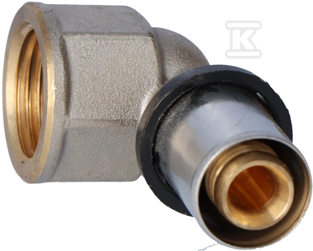 Kolano podłączeniowe PURMO CLEVERFIT z gwintem wewnetrznym 16x1/2" GW