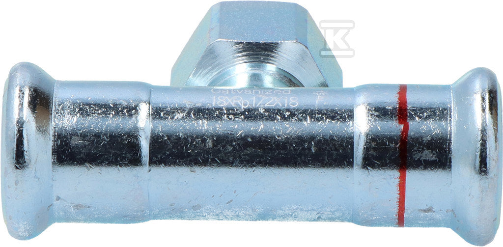 Trójnik GW Steel - 18 Rp1/2"