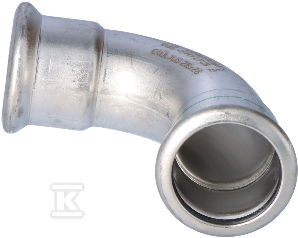 Kolano 90° Inox - 28