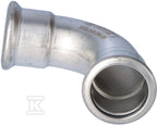 Kolano 90° Inox - 28