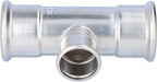 Trójnik redukcyjny Inox - 76.1/54/76.1