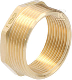 Redukcja mosiężna 6/4"x5/4" żółta