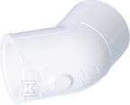 Kolano 45˚ KW/KW PVC-U 1/2"