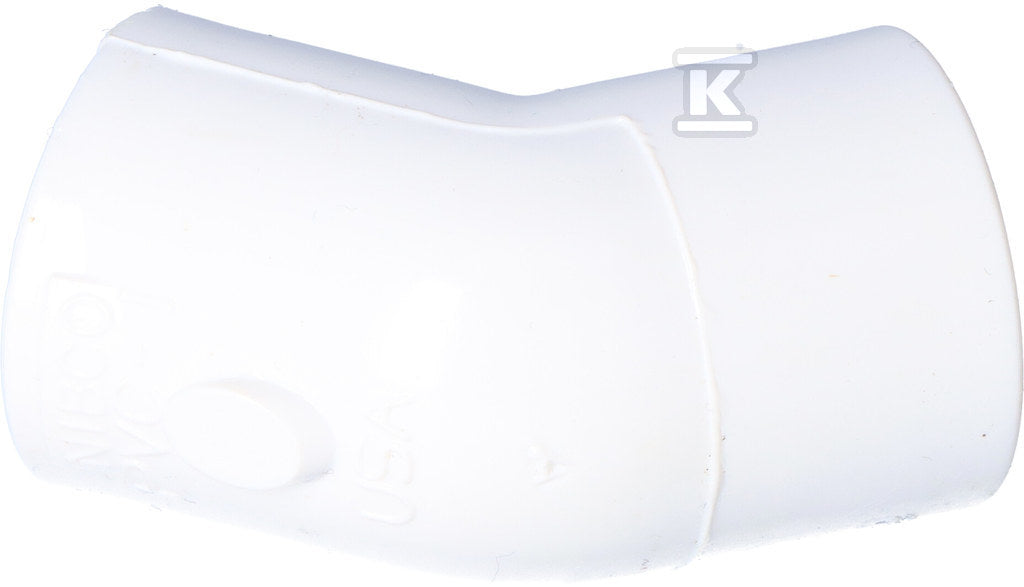 Kolano 45˚ KW/KW PVC-U 1/2"
