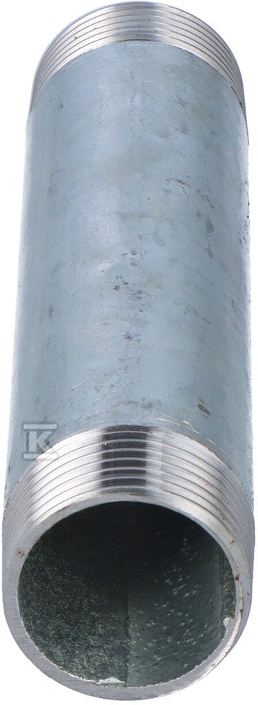 Sztucer stalowy ocynk gwint dwustronny 1" L=150mm