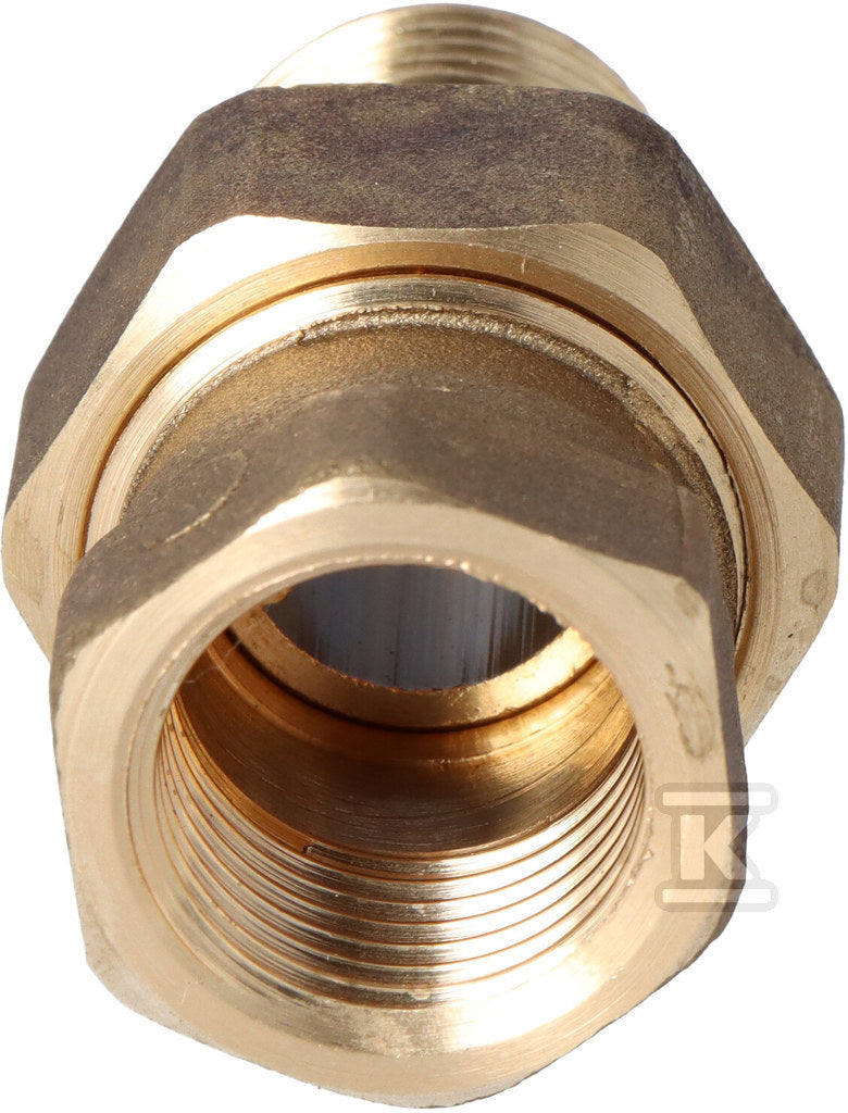 Śrubunek Twist prosty długi 1/2" mosiądz