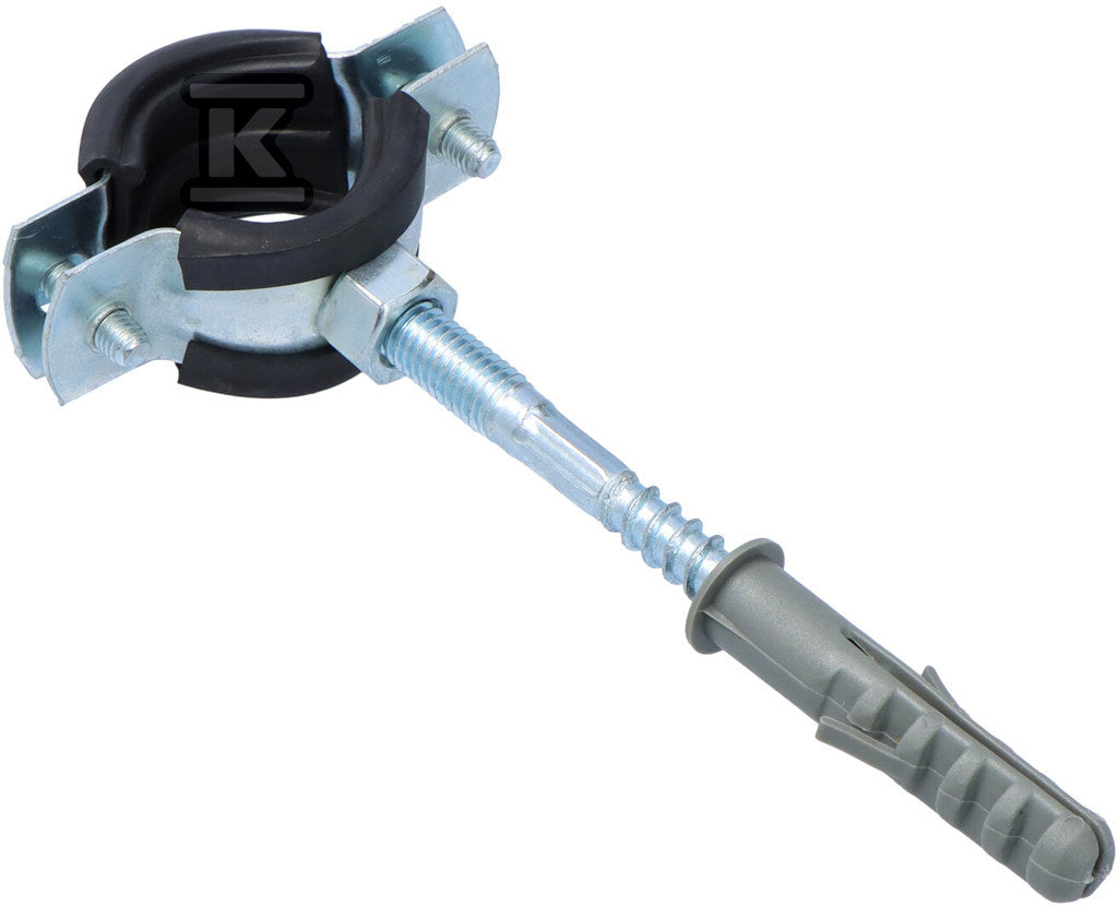 Obejma metalowa z wkładką tłumiacą EPDM - komplet 1/2" 20-25 OPAL