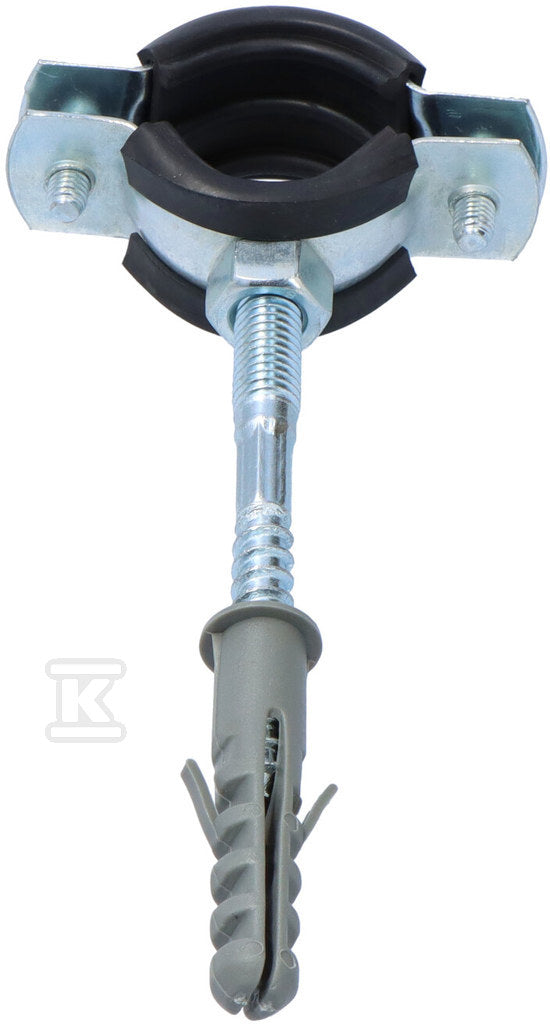 Obejma metalowa z wkładką tłumiacą EPDM - komplet 1/2" 20-25 OPAL