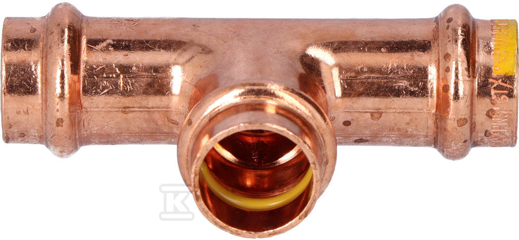Trójnik równoprzelotowy 18 CU B Press Gas