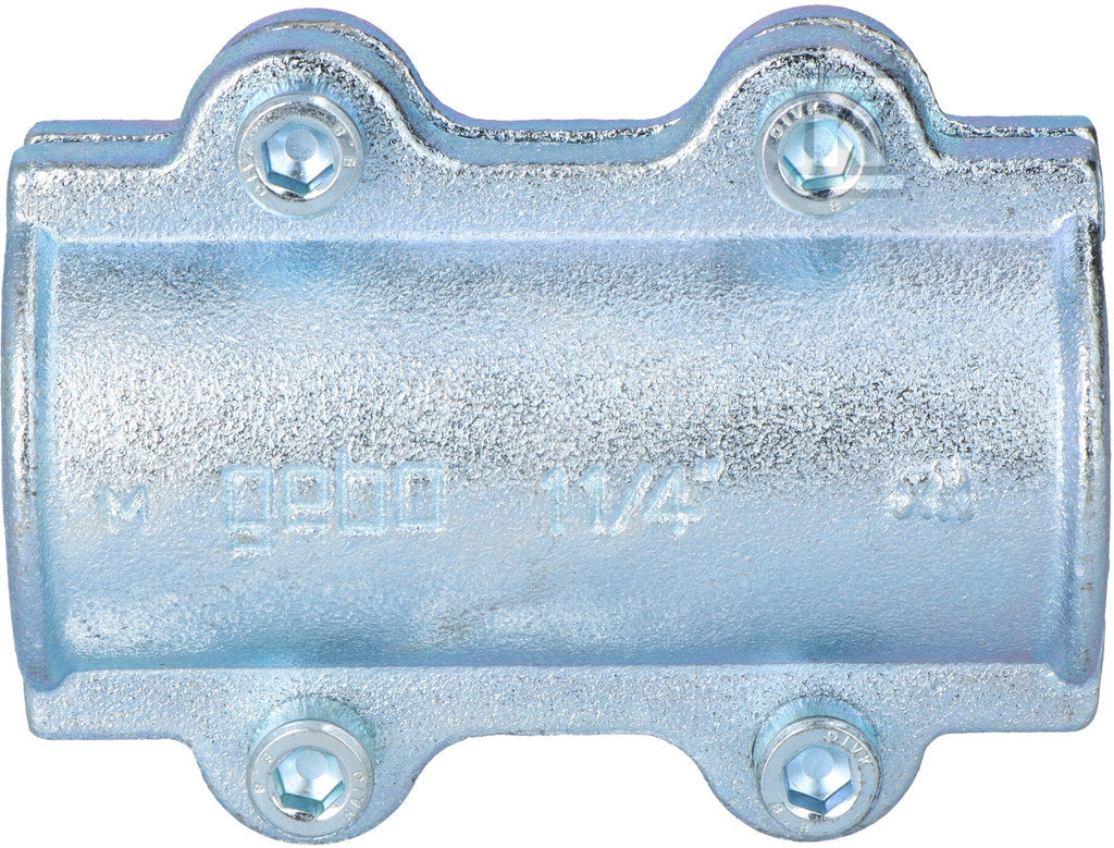 Obejma naprawcza długa Gebo DS 1 1/4" do rur stalowych