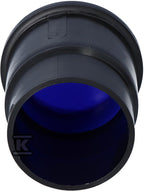Kielich PEHD 75mm S12.5 z korkiem, kolor czarny, QS (Quick Stream)