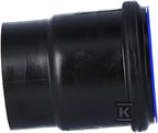 Kielich PEHD 75mm S12.5 z korkiem, kolor czarny, QS (Quick Stream)