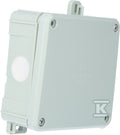 Puszka 2K IP55 / IP65 98x98x46,, 4xPG 13,5, Szara
