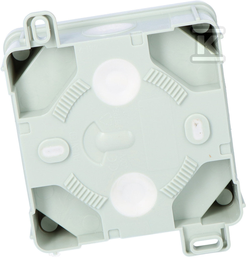 Puszka 2K IP55 / IP65 98x98x46,, 4xPG 13,5, Szara