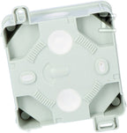 Puszka 2K IP55 / IP65 98x98x46,, 4xPG 13,5, Szara