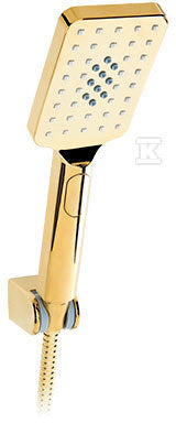 Zestaw prysznicowy Loft Gold punktowy