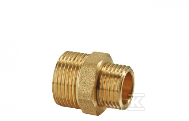 V-PEX Nypel redukcyjny 1/2"-3/4" o-ring mosiądz