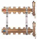 Zespół rozdzielaczy PROFF K5-4 G1"-G3/4" n=4