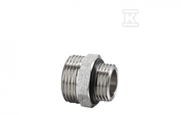 FUSION 3 Przyłączka G 1/2x3/4 do zespołów odcinających FUSION 3, niklowana