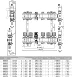 Zespół rozdzielaczy PROFF K4-10 G1"-G3/4" n=10