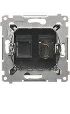 Gniazdo HDMI (moduł), czarny mat Simon54