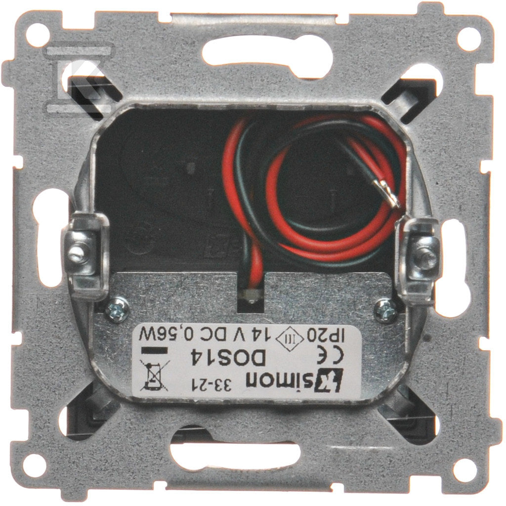 Oprawa oświetleniowa LED, 14V DC, 0.42W, białe ciepłe 3100 K, czarny mat !Wymagany zasilacz 14V Simon54
