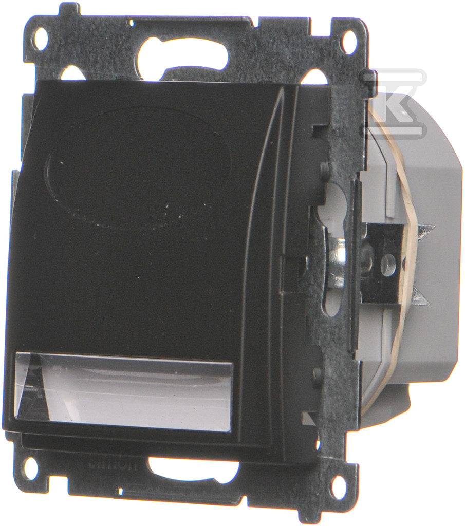 Oprawa oświetleniowa LED, 230V AC, 1.1W, białe ciepłe 3100 K, czarny mat Simon54