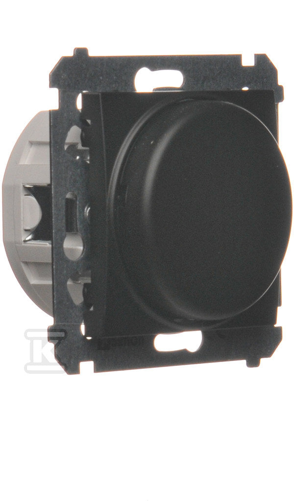 Ściemniacz obrotowy do LED ściemnialnych 230 V (moduł) 2250 W, czarny mat. Maksymalna ilość zródeł LED - 10 szt. Simon54