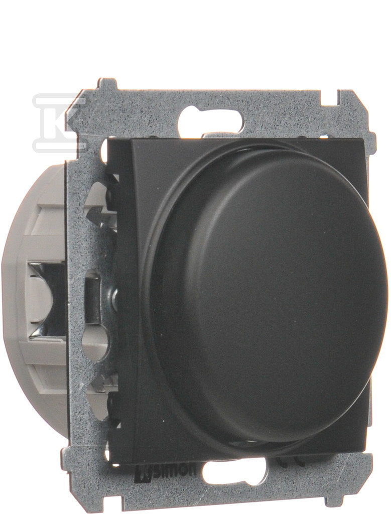 Regulator 110 V (moduł). Do załączania i regulacji źródeł światła z zasilaczami sterowanymi napięciem 110 V, czarny mat Simon54