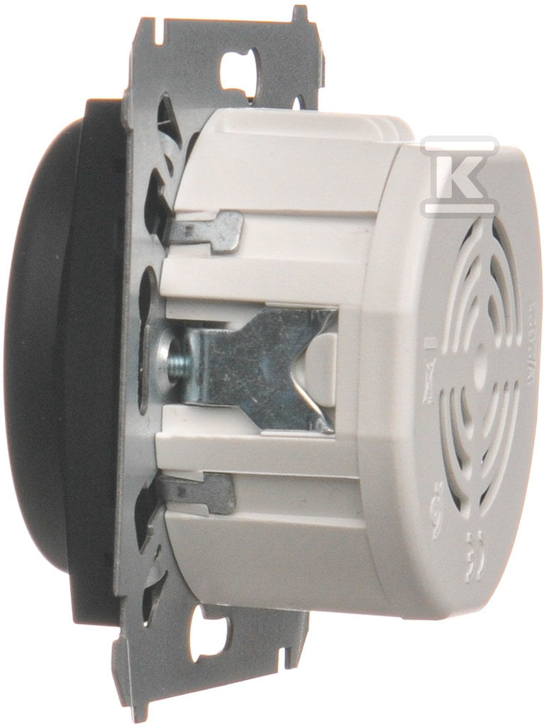Regulator 110 V (moduł). Do załączania i regulacji źródeł światła z zasilaczami sterowanymi napięciem 110 V, czarny mat Simon54