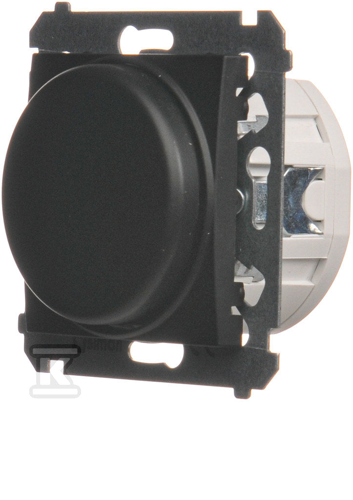 Regulator 110 V (moduł). Do załączania i regulacji źródeł światła z zasilaczami sterowanymi napięciem 110 V, czarny mat Simon54