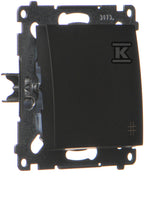 Łącznik krzyżowy (moduł) 10AX, 250V~, szybkozłącza, czarny mat Simon54