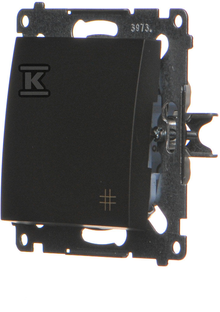 Łącznik krzyżowy (moduł) 10AX, 250V~, szybkozłącza, czarny mat Simon54