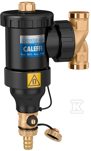 DIRTMAG - Separator zanieczyszczeń z magnesem. Wykonany z kompozytu, Gwint Wew. 3/4''