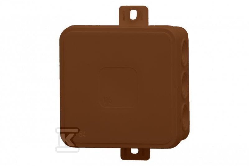 Puszka hermetyczna V6 termoutwardzalna IP54 brąz-klik 85x85x41 ONNLINE