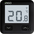 Regulator temperatury bezprzewodowy ENGO E10B230WIFI 230V tygodniowy podtynkowy czarny Internetowy