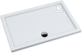 Brodzik akrylowy 3.2251 Standard 70x120x5 cm "Caspar", prostokątny odpływ na długim boku