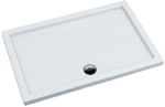Brodzik akrylowy 3.2243 Standard 80x110x5 cm "Caspar", prostokątny odpływ na długim boku